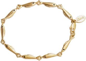 Clare Vivier Sardine Link Bracelet in Vgold at Nordstrom