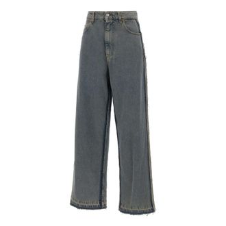 Maison Margiela Dames, Jeans, Blauw, Maat: W27 Katoen