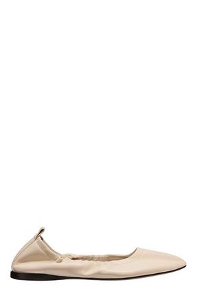 Margaux Eyewear The Pascale Flat in Bone Nappa at Nordstrom, Size 41.5