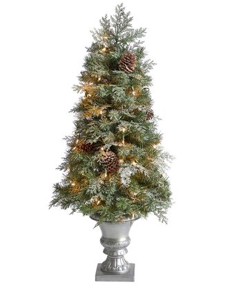 Nearly Natural 4ft English Pine Artificial Christmas Tree