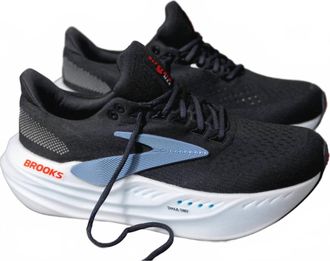 Brooks Mens Glycerin Max Shoes In Black/ebony/winter Sky
