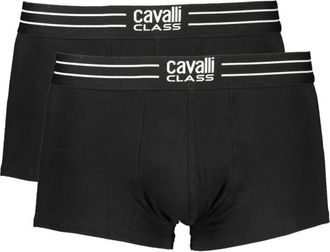 Cavalli Zwarte Katoenen Heren Boxershorts - Heren - Onderbroek - Zwart - M - Katoen - Ondergoed