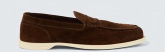 John Lobb Pace suede loafers
