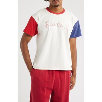 Elwood Primary Graphic T-Shirt in Off White at Nordstrom, Size Xx-Large