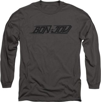 Gildan Bon Jovi New Logo Long Sleeve Adult Tee / T-Shirt