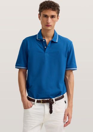 Bugatti Herren Polo Modern Fit van puur katoen