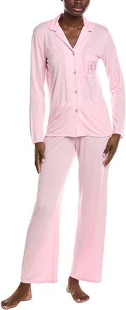 Natori Shangri La Embroidered Notch Pj Set