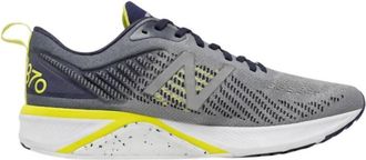 New Balance Mens 870V5 Shoes In Grey/pigment/sulphur Yellow
