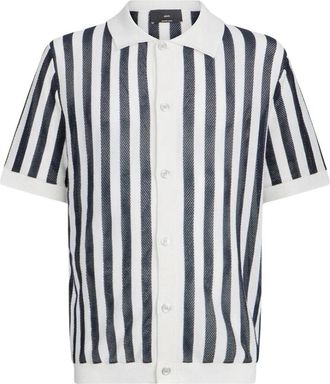 Liu Jo Qa 6121.4 Short Sleeve Shirt - Heren - Korte mouwen Overhemden - Blauw - M - Overhemden