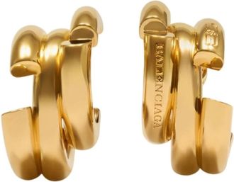 Balenciaga St. Germain XL Earrings - female - Balenciaga - Earrings - Yellow - ONE SIZE - Accessories