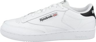 Reebok Men Club C 85 Sneaker, FTWR White/FTWR White/Core Black, 10