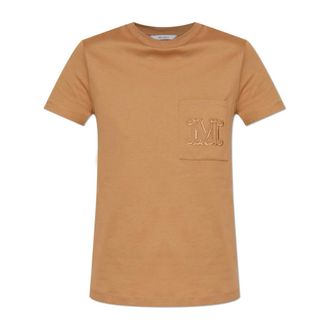 Max Mara T-Shirts, female, Brown, S, T-shirt Papaia