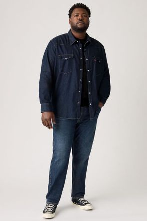 Levi's 502 Taper Vaqueros (Big & Tall) - Hombre - 36X38 - Dark Wash / Do Yourself A Favor Advanced