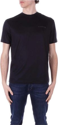 John Richmond Logo Front T-shirts en Polos Zwart - Heren - T-shirts - Zwart - XL - Katoen - Tops