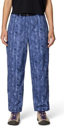 Mountain Hardwear Rockrydge Climbing Pants in Best Coast Blue Gingham Dye at Nordstrom, Size Medium