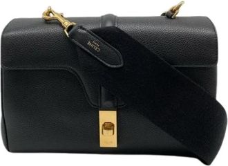 Celine Pre-owned Vintage Schoudertas - Dames - Vintage Schoudertas - Zwart - ONE Size - Leer - Vintage