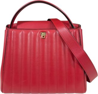 Valextra Leather Shoulder Bag (Pre-Owned)