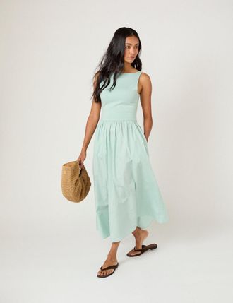 Nobody's Child Mint Green Eliana Midi Dress