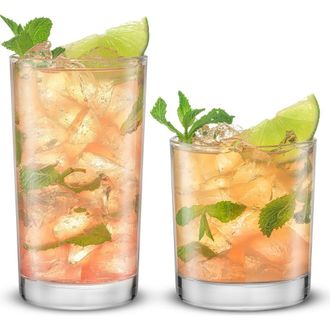 JoyJolt Alain Set of 8 DOF & Highball Glasses in Clear at Nordstrom Rack