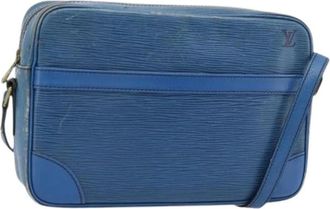 Louis Vuitton Pre-owned Trocadero 27 Schoudertas - Dames - Vintage Schoudertas - Blauw - ONE Size - Leer - Vintage