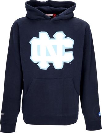 Mitchell & Ness Ncaa Large Logo Hoodie Unchee - Heren - Sportshirts - Blauw - S - Katoen - Fitness