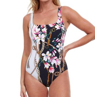 Gottex Square Neck One Piece Swimsuit In Got Amalfi Coast