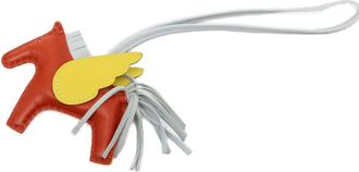 Herm&egrave;s Pre-owned Hermes Milo Lambskin and Swift Grigri Rodeo Pegase Bag Charm PM Ladies XOHHT71X5DHR1WXA