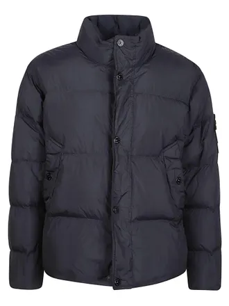 Stone Island RDS High-Collar Quilted Down Jacket
