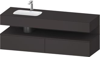 Duravit Duravit - Qatego Lavabo Encastr&eacute; Avec Meuble Sous-lavabo En