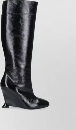 Balmain leather ankle boots