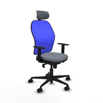 Piqueras y Crespo Silla De Oficina Con Cabecero Piqueras Y Crespo 1d036n2 Gris