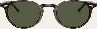 Oliver Peoples Round Acetate Sunglasses