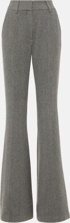 Gabriela Hearst Rhein high-rise wool and cashmere flared pants