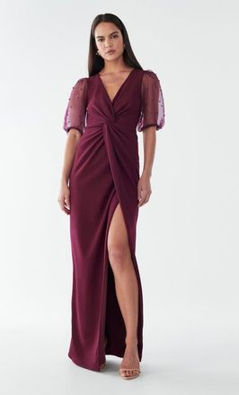 BWLDR Chiara Dress in Burgundy at Nordstrom, Size 8