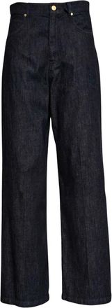 Max Mara Straight Jeans - Dames - Regular Fit Jeans - Blauw - M - Jeans