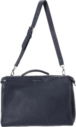 Fendi Tweedehands leren handtassen - Dames - Vintage Handtas - Blauw - ONE Size - Leer - Vintage