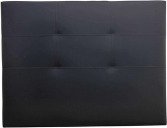 RELAX Cabecero De Cama Tokio Tapizado En Polipiel Negro - Cama De 105