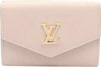 Louis Vuitton Pre-owned Wallets, female, Beige, Size: ONE SIZE Pre-owned Leather Wallet