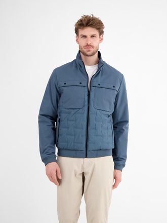 Lerros Steppjacke LERROS Sportiver Blouson, gesteppt, Herren, Gr. XXL, blau (crispy blau), 100% Polyester, Jacken Steppjacke