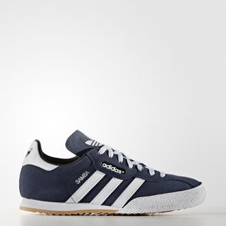 adidas Sneaker ADIDAS ORIGINALS SUPER SUEDE, Damen, Gr. 37, blau (navy, ftwwht, navy), Leder, Schuhe Sneaker