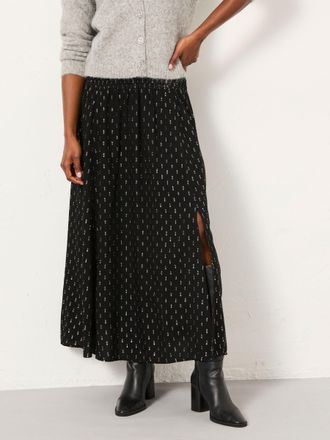 Fat Face FatFace Harper Black Midi Skirt
