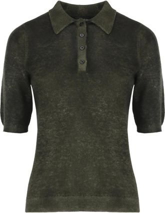 Avant Toi Polo Shirt - Dames - Polos - Groen - M - Tops