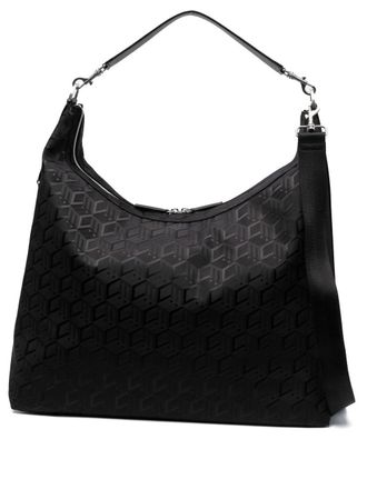 MCM Aren monogram jacquard tote bag - Black