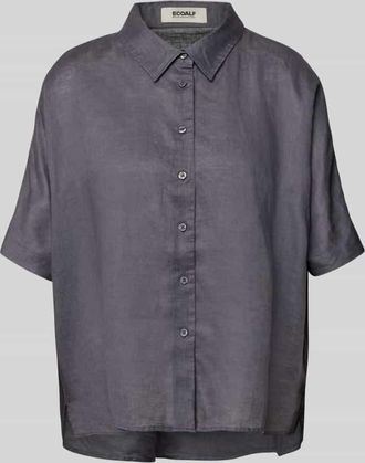 Ecoalf Hemdbluse aus reinem Leinen Modell YERAMELANIAALF in Anthrazit, Größe S