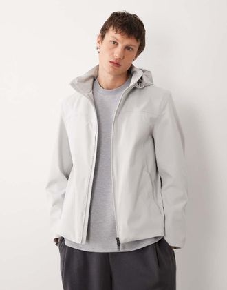 Mango Giacca leggera antivento impermeabile color pietra-Grigio