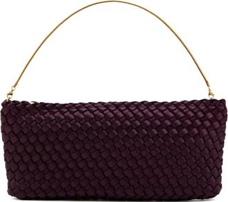 Naghedi Gala woven handle shoulder bag - Purple