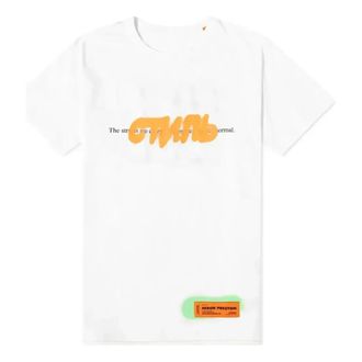 Heron Preston CTNMB Spray Print T-shirt White HMAA011S209140270188