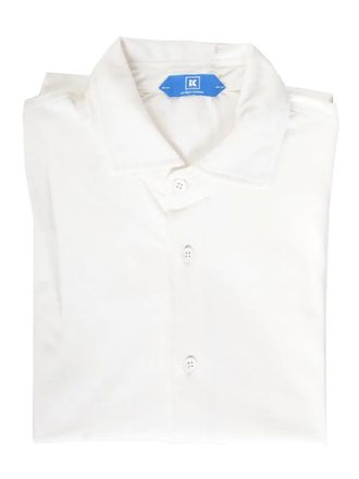 Kiton Capri long-sleeve button-up shirt - men - Cotton - XXXL - White