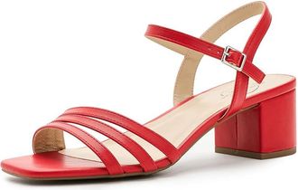 Life Stride Tilda Womens Dress Sandals Dark Red : 6.5 W (C), Faux Leather
