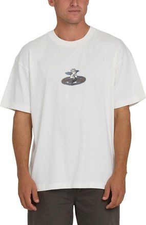 Billabong Bad Dog Cherub OG Graphic T-Shirt in Off White at Nordstrom, Size X-Large